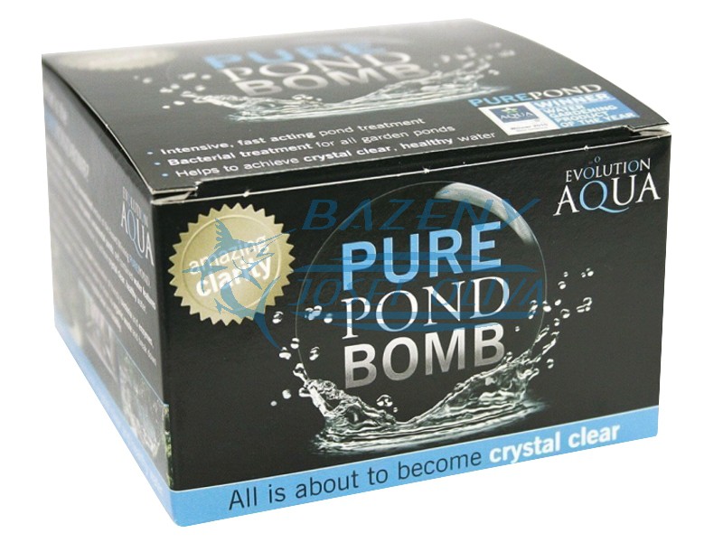 Pure Pond BOMB v Bacterial Pond Liquid, čistící a startovací bakterie
