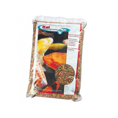 15 litrů 3-color Premium Koi Food, růstové letní krmivo 5-6 mm